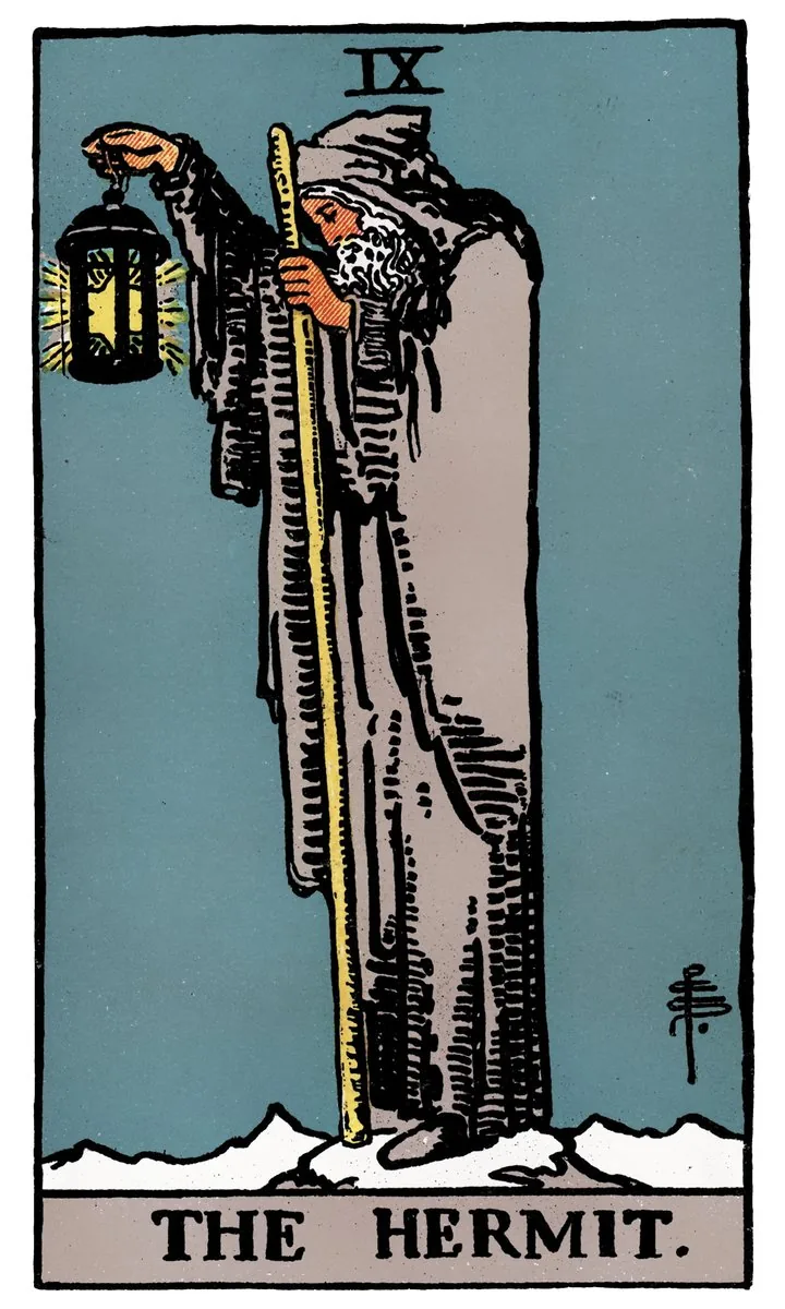 Tarotkarte Der Eremit