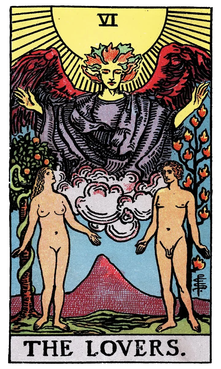 Tarotkarte Die Liebenden