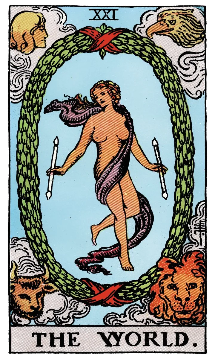 Tarotkarte Die Welt